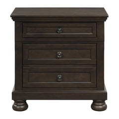 Begonia Grayish Brown 5-Piece Queen Bedroom Set - Ornate Home