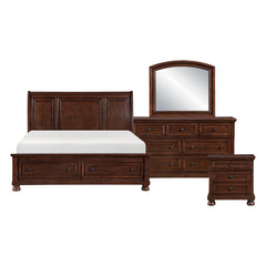 Begonia Silver 4pc Bedroom Set - Ornate Home