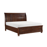 Begonia Silver Eastern King Platform Bed With Footboard Storage - Ornate Home