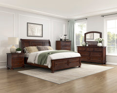 Begonia Silver Eastern King Platform Bed With Footboard Storage - Ornate Home