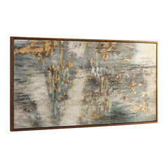 Behind The Falls Multicolor Abstract Art - Ornate Home