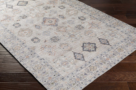 Beige Beckett Vintage Washable Area Rug - Clearance - Ornate Home