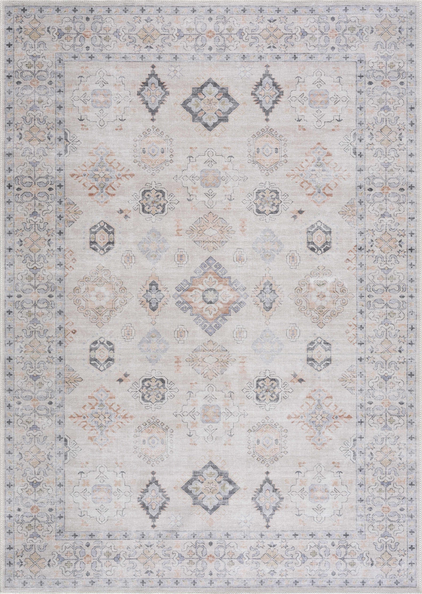 Beige Beckett Washable Rug - Clearance - Ornate Home