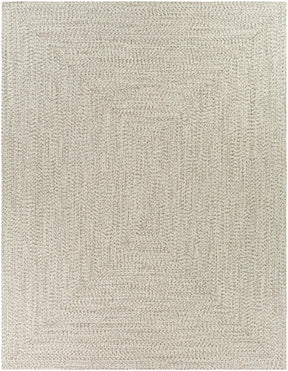 Beige Braided Faux Jute Outdoor Rug - Ornate Home