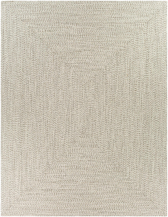 Beige Braided Faux Jute Outdoor Rug - Ornate Home