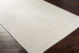 Beige Braided Faux Jute Outdoor Rug - Ornate Home