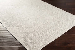 Beige Braided Faux Jute Outdoor Rug - Ornate Home