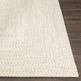 Beige Braided Faux Jute Outdoor Rug - Ornate Home
