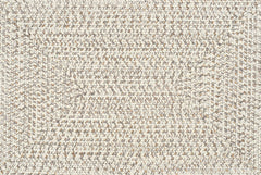 Beige Braided Faux Jute Outdoor Rug - Ornate Home
