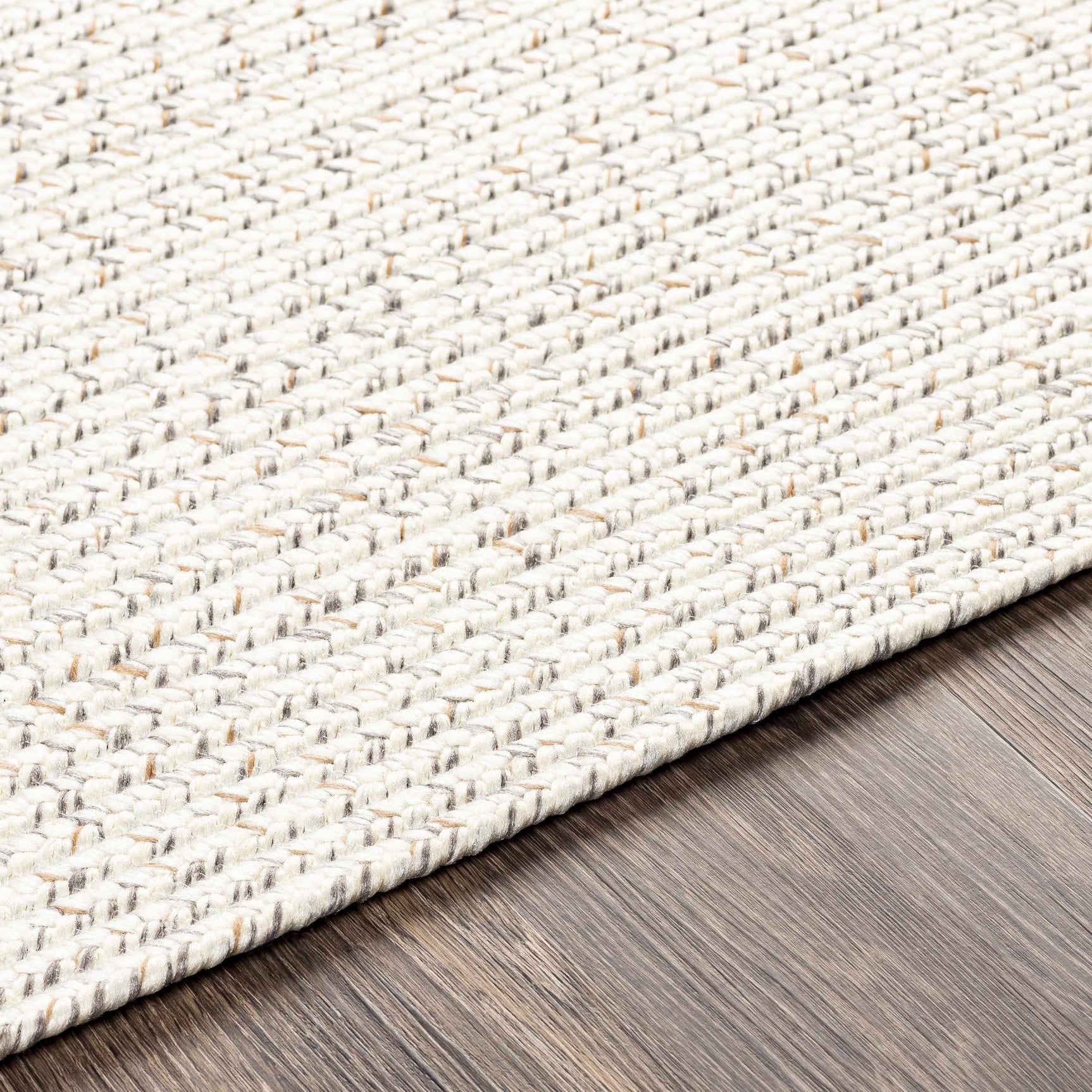 Beige Braided Faux Jute Outdoor Rug - Ornate Home