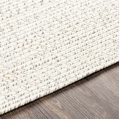 Beige Braided Faux Jute Outdoor Rug - Ornate Home