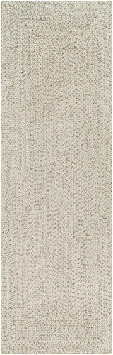 Beige Braided Faux Jute Outdoor Rug - Ornate Home
