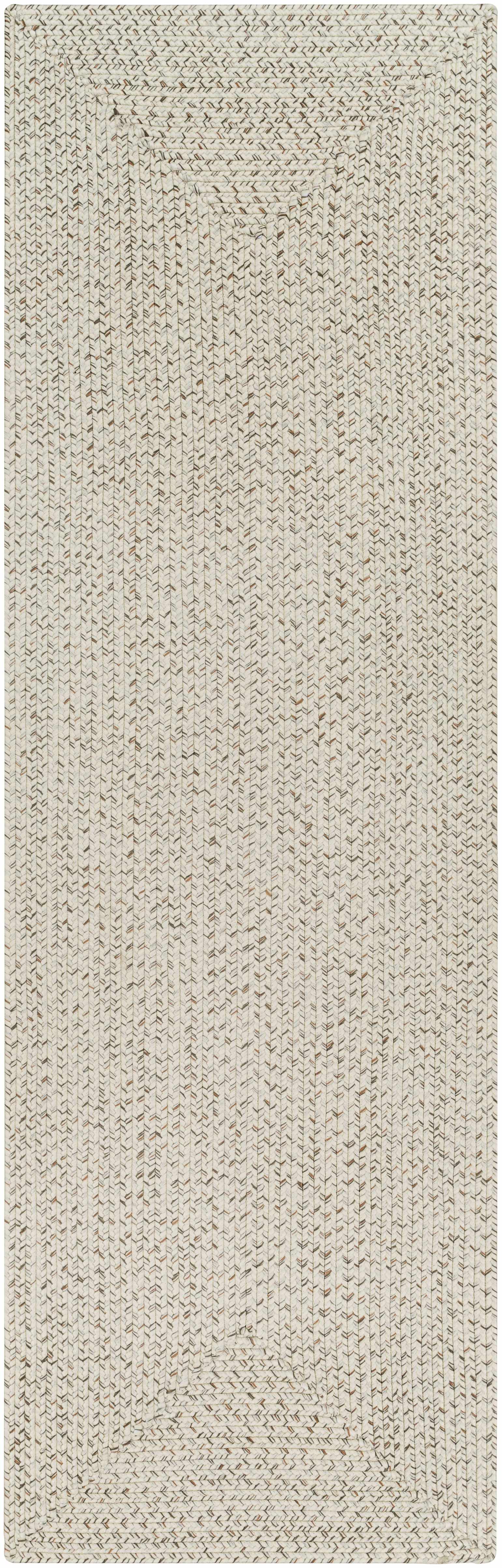 Beige Braided Faux Jute Outdoor Rug - Ornate Home