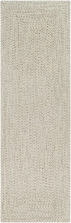 Beige Braided Faux Jute Outdoor Rug - Ornate Home