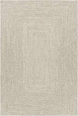 Beige Braided Faux Jute Outdoor Rug - Ornate Home
