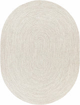 Beige Braided Faux Jute Outdoor Rug - Ornate Home