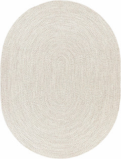 Beige Braided Faux Jute Outdoor Rug - Ornate Home