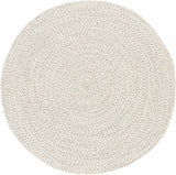 Beige Braided Faux Jute Outdoor Rug - Ornate Home