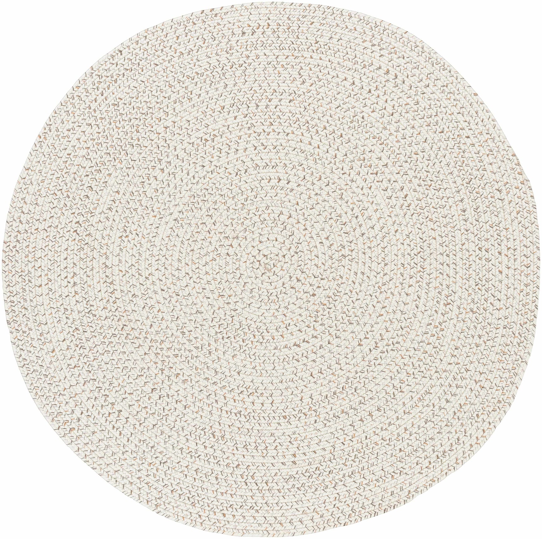 Beige Braided Faux Jute Outdoor Rug - Ornate Home
