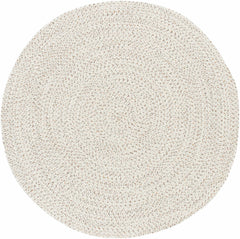 Beige Braided Faux Jute Outdoor Rug - Ornate Home