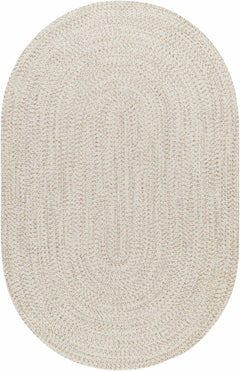 Beige Braided Faux Jute Outdoor Rug - Ornate Home