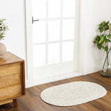 Beige Braided Faux Jute Outdoor Rug - Ornate Home