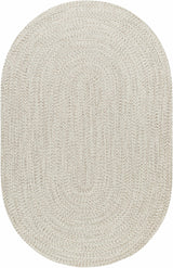 Beige Braided Faux Jute Outdoor Rug - Ornate Home