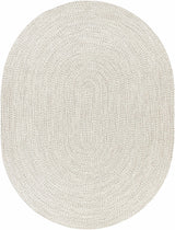Beige Braided Faux Jute Outdoor Rug - Ornate Home