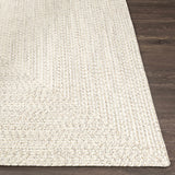 Beige Braided Faux Jute Rug - Ornate Home