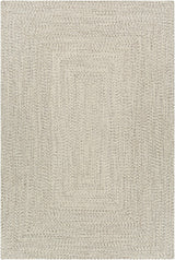 Beige Braided Faux Jute Rug - Ornate Home