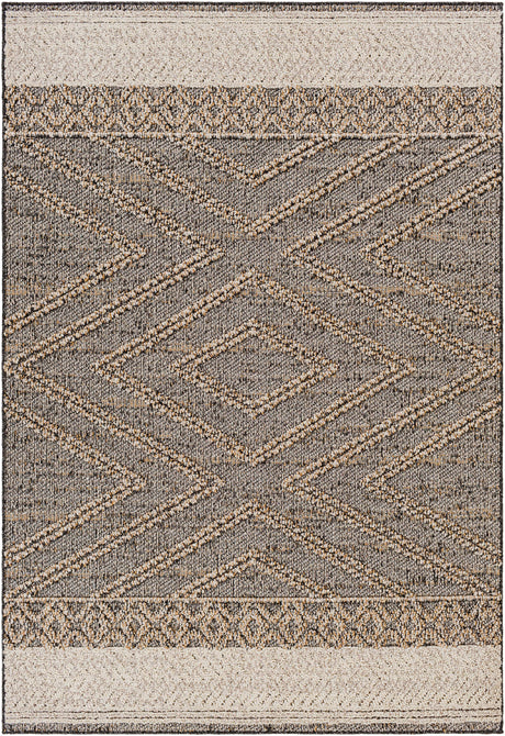 Beige Charcoal Areli Area Rug - Ornate Home