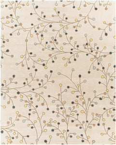 Beige Elsu Wool Rug - Ornate Home