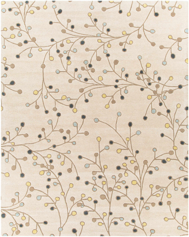 Beige Elsu Wool Rug - Ornate Home