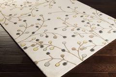 Beige Elsu Wool Rug - Ornate Home