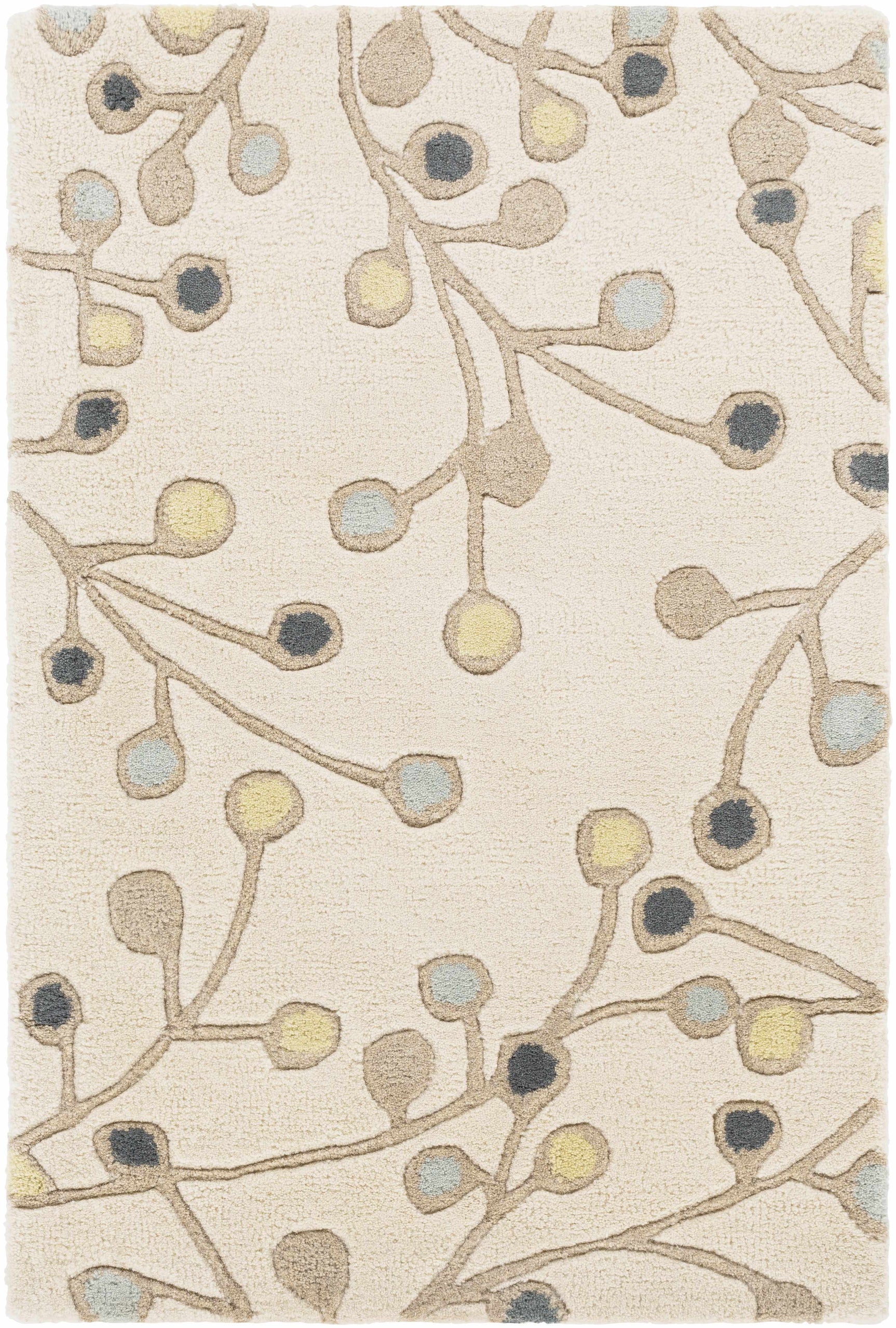 Beige Elsu Wool Rug - Ornate Home