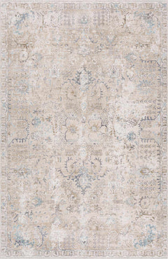 Beige Holi-4600 Washable Area Rug - Clearance - Ornate Home