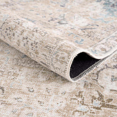 Beige Holi-4600 Washable Area Rug - Clearance - Ornate Home
