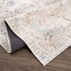 Beige Holi-4600 Washable Area Rug - Clearance - Ornate Home