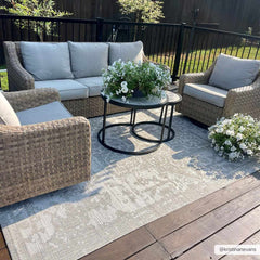 Beige Kilmacolm Outdoor Rug - Ornate Home