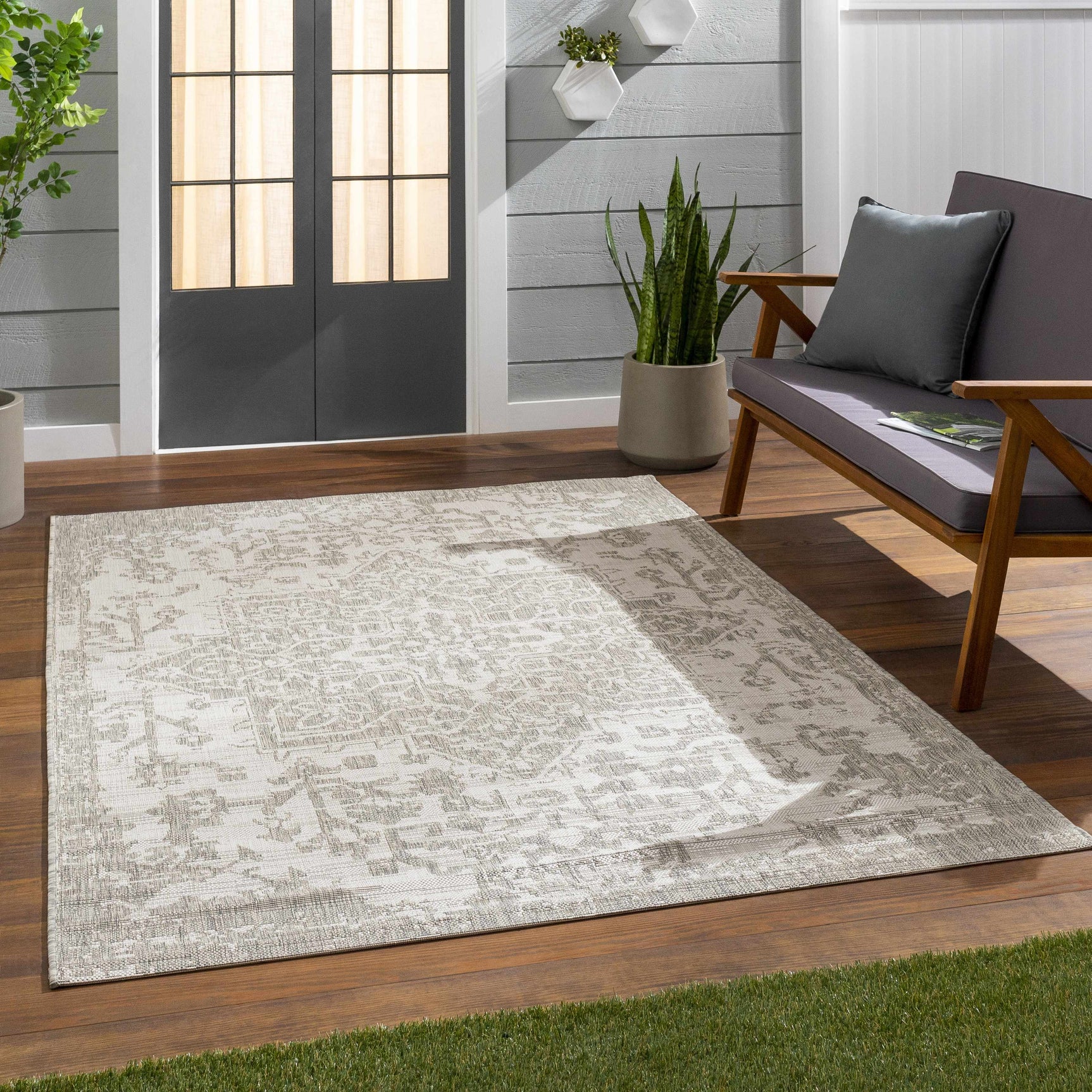Beige Kilmacolm Outdoor Rug - Ornate Home