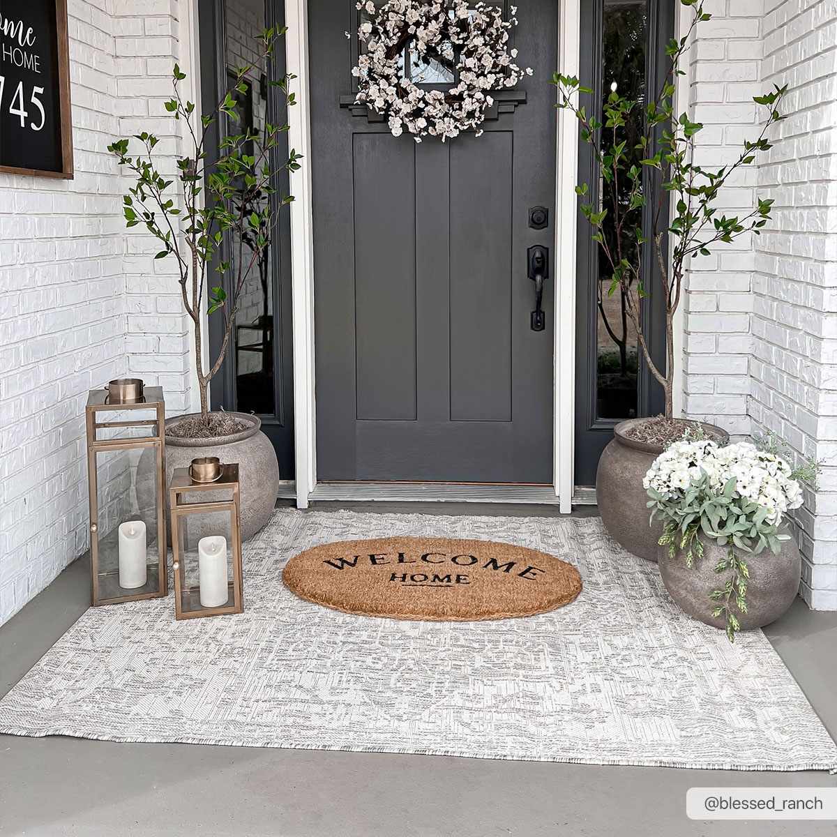 Beige Kilmacolm Outdoor Rug - Ornate Home