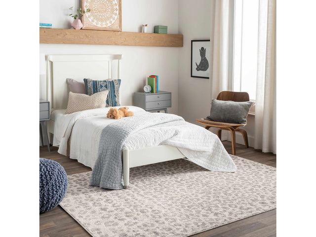 Beige Liversedge Leopard Print Area Rug - Ornate Home