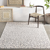 Beige Liversedge Leopard Print Area Rug - Ornate Home