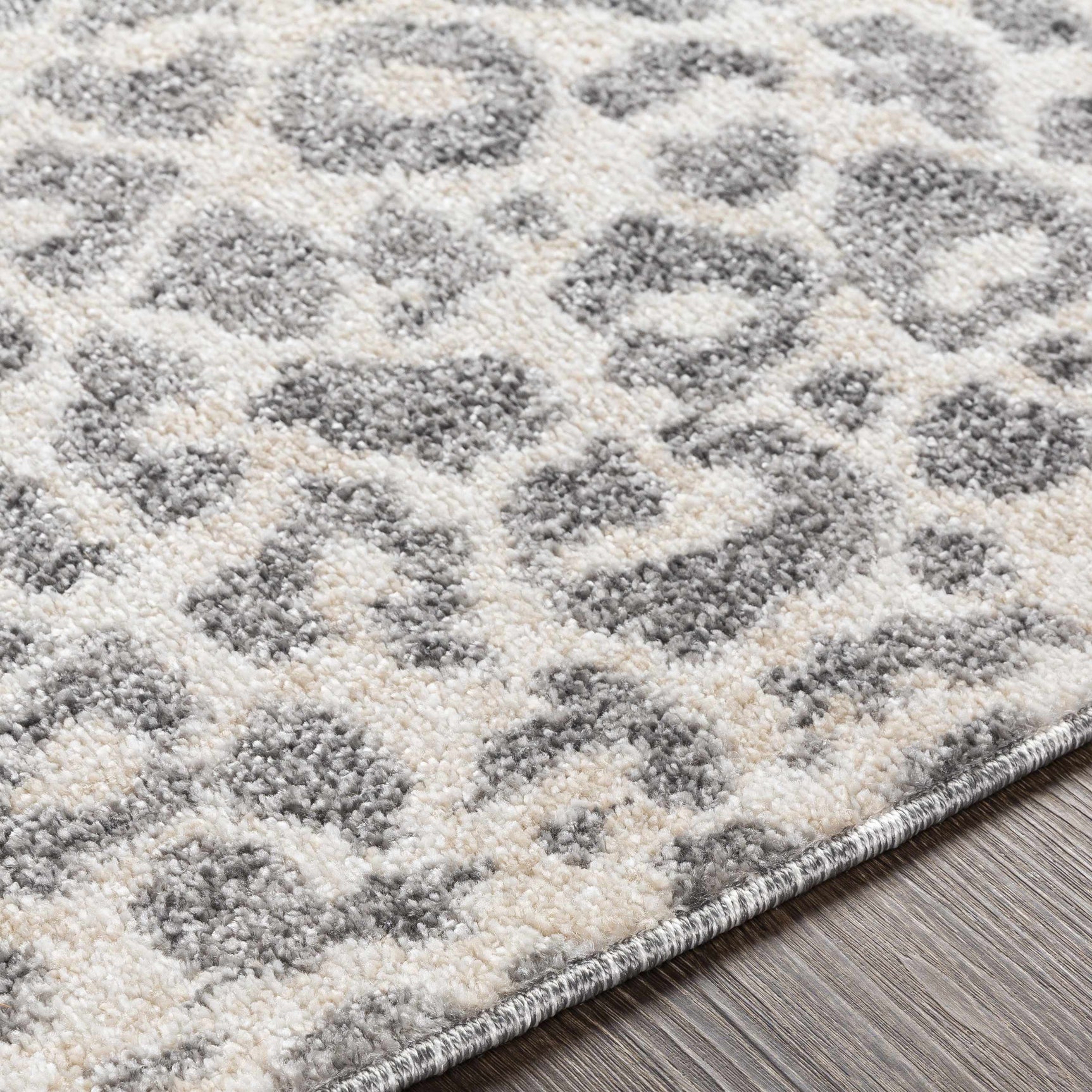 Beige Liversedge Leopard Print Area Rug - Ornate Home