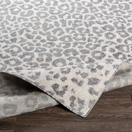 Beige Liversedge Leopard Print Area Rug - Ornate Home