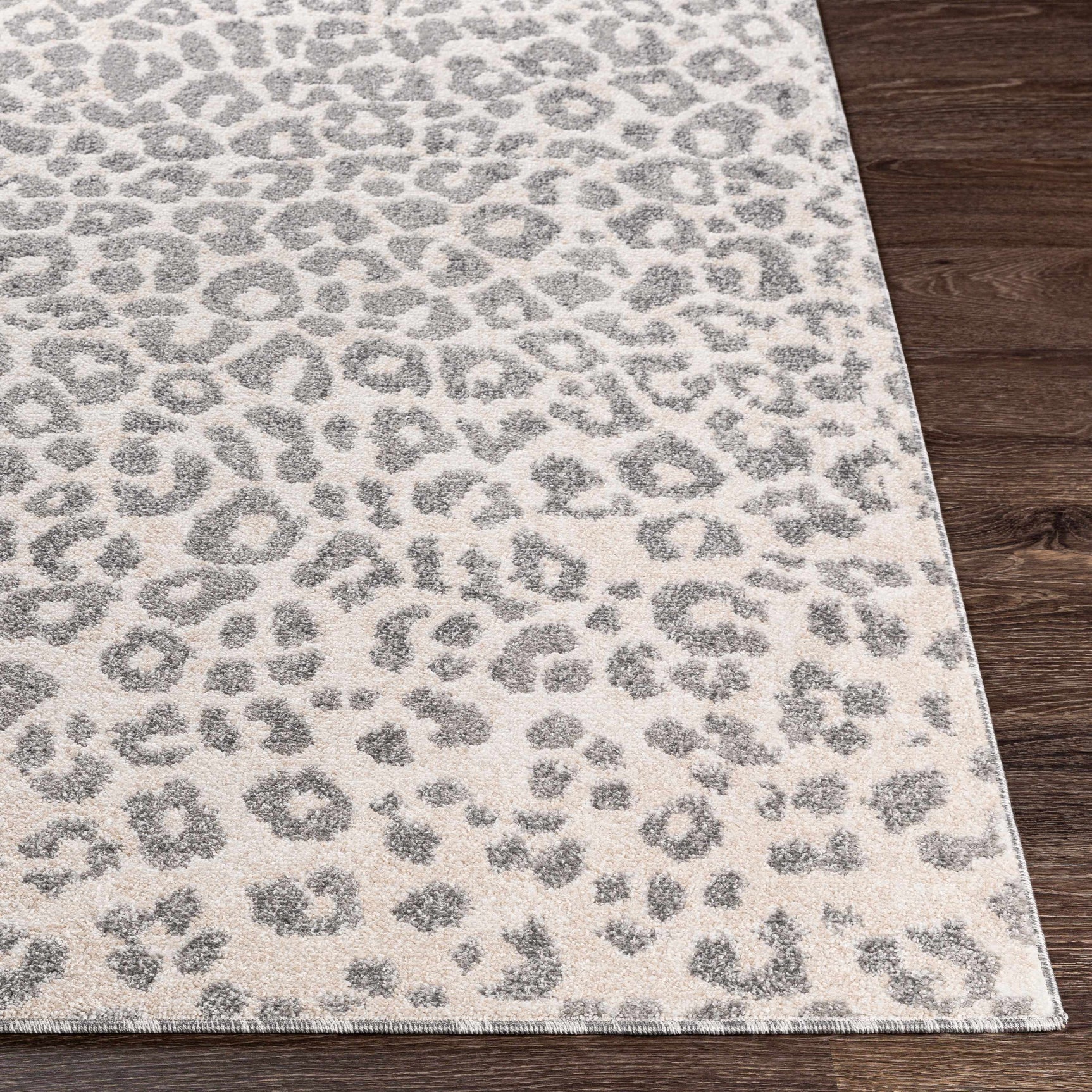 Beige Liversedge Leopard Print Area Rug - Ornate Home