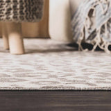 Beige Liversedge Leopard Print Area Rug - Ornate Home