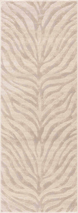 Beige Manteca Zebra Print Area Rug - Ornate Home