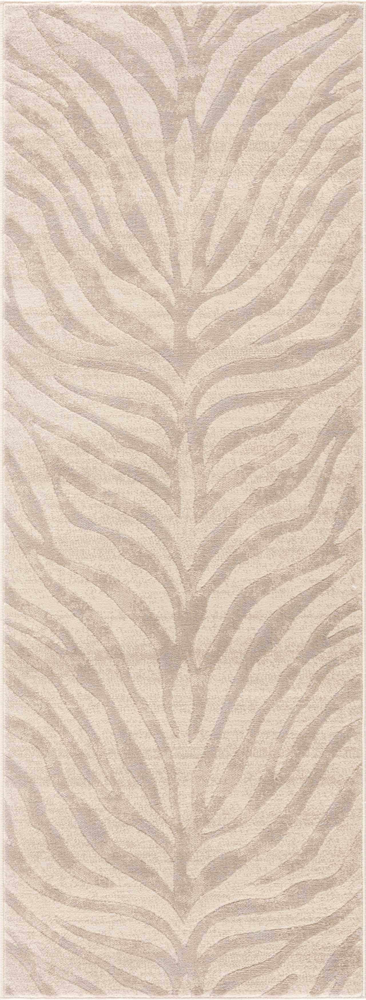 Beige Manteca Zebra Print Area Rug - Ornate Home