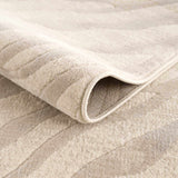 Beige Manteca Zebra Print Area Rug - Ornate Home